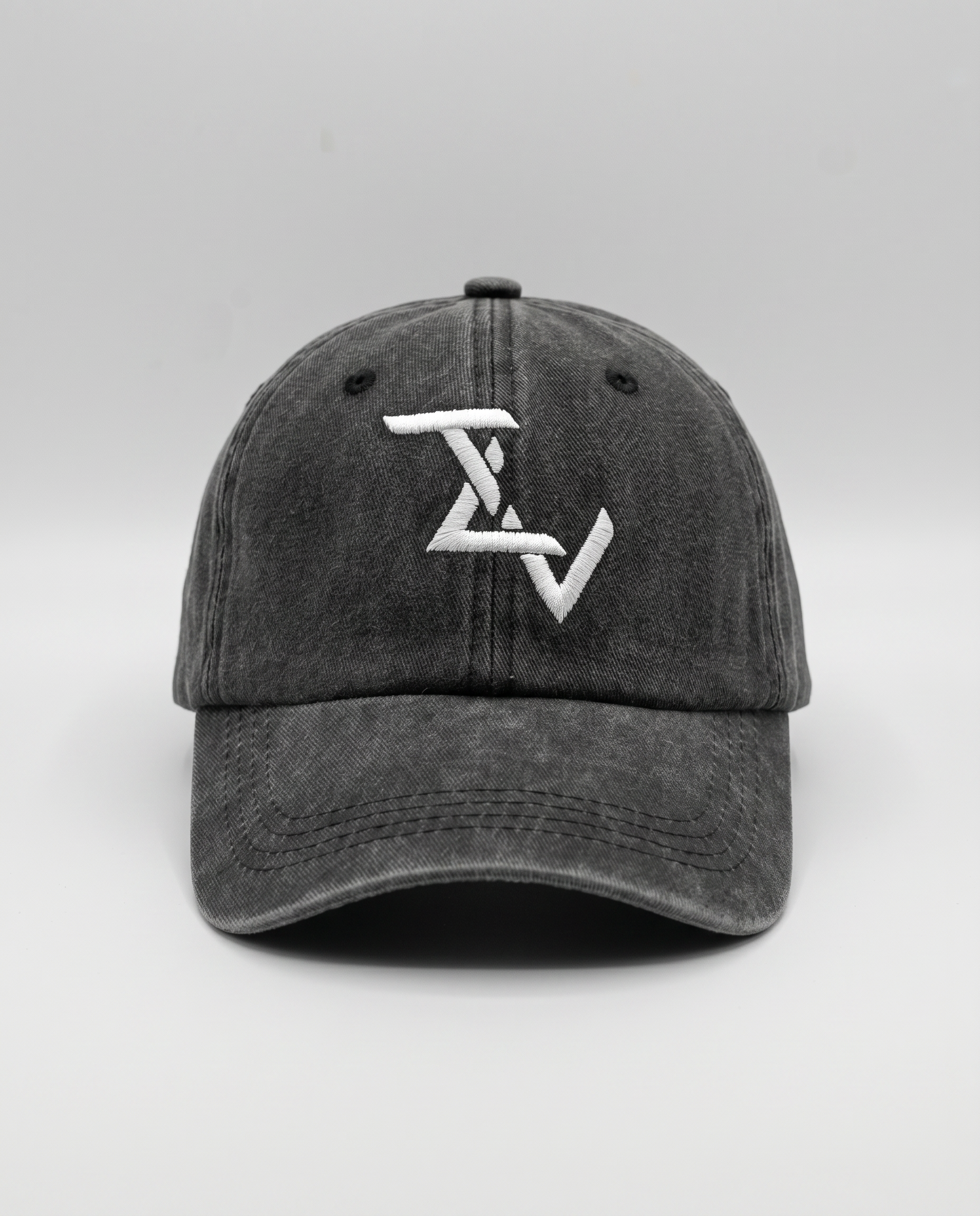 TLV Monogram Embroidered Washed Cap