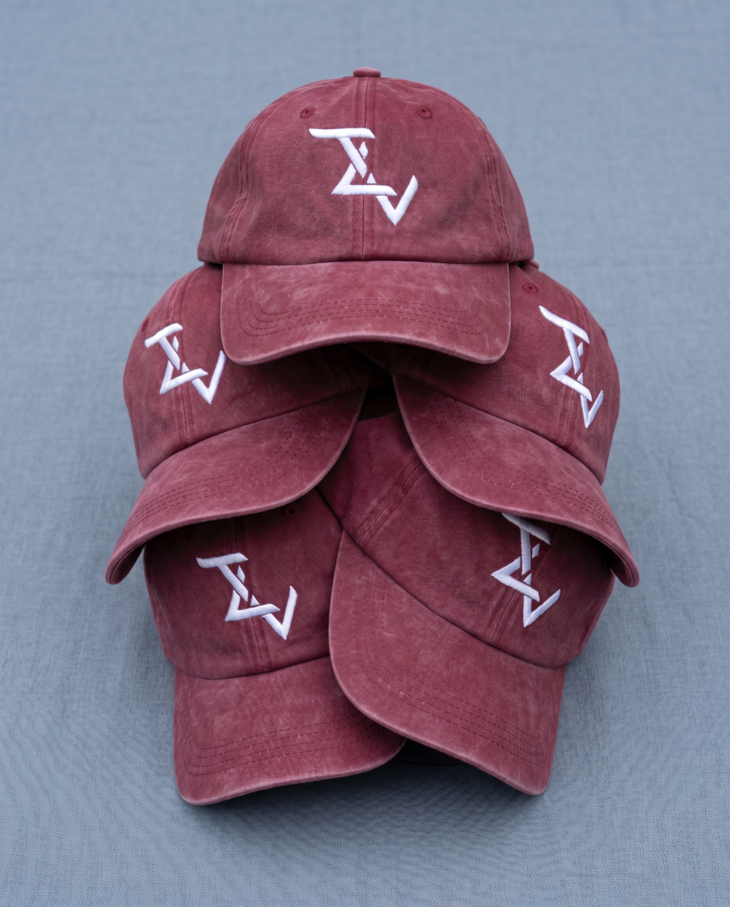 TLV Monogram Embroidered Washed Cap