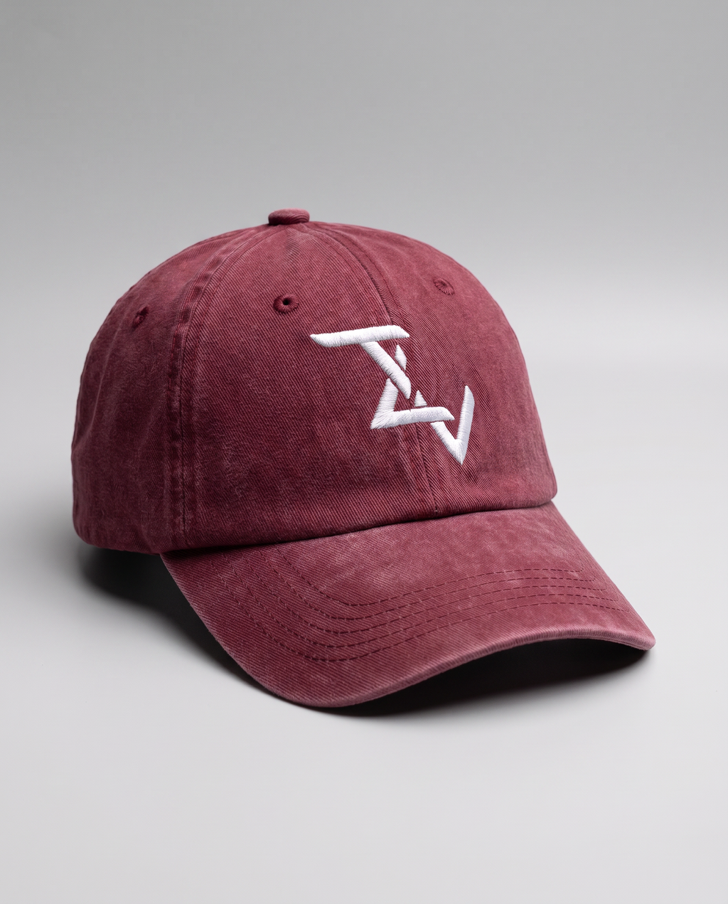 TLV Monogram Embroidered Washed Cap