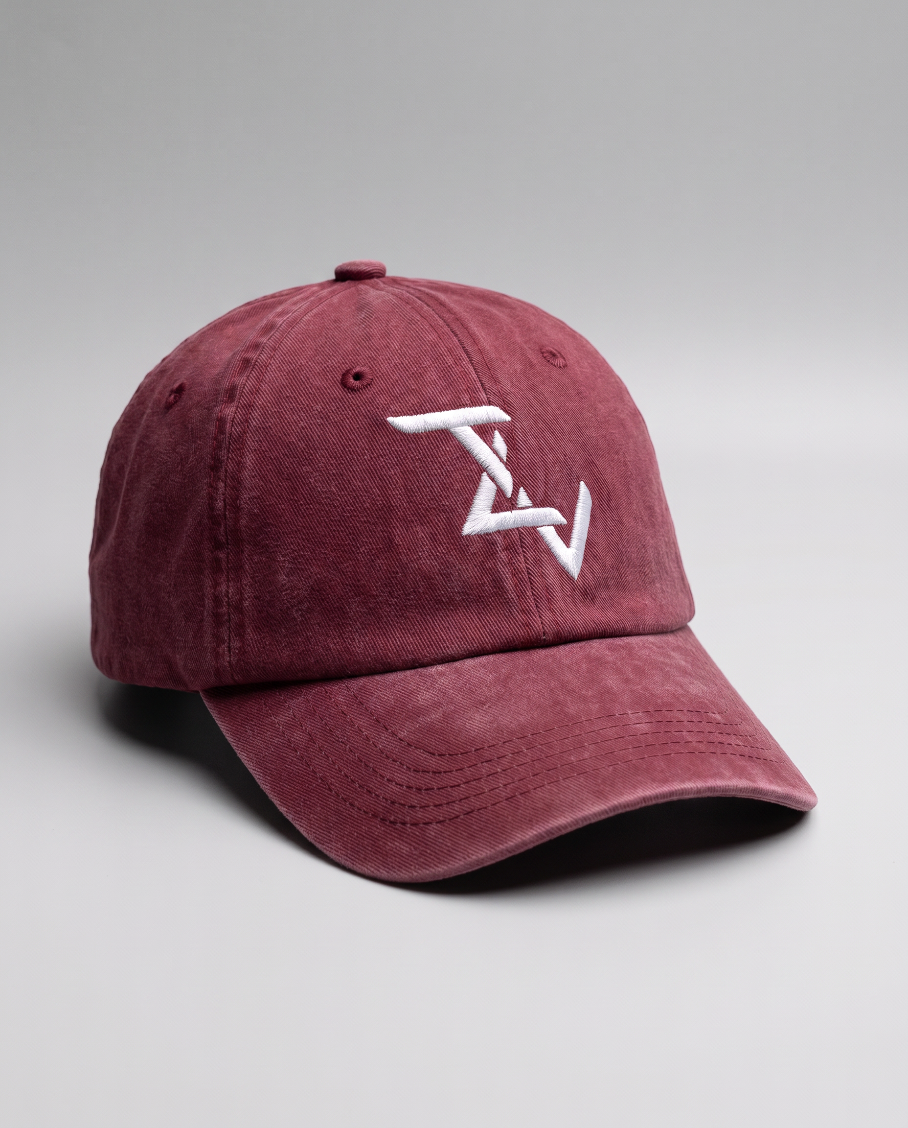 TLV Monogram Embroidered Washed Cap